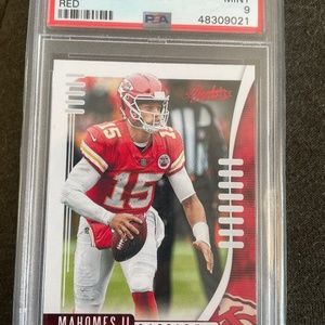 Patrick Mahomes Graded Football Card